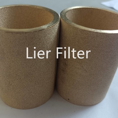 Grado de bronce sinterizado 99,99% del filtro del metal del micrón reutilizable 10-15