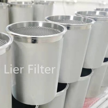 10-300 cesta industrial de acero inoxidable del filtro de los agujeros para la filtración del agua