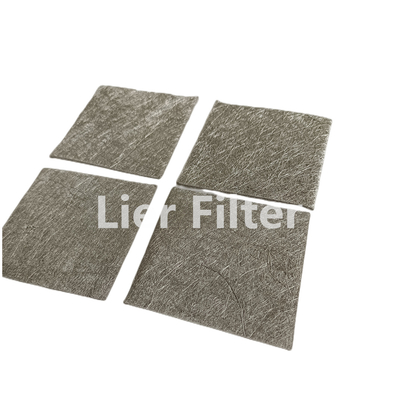 La fibra sinterizada filtro de alta temperatura del metal se sentía bien el grado del filterl