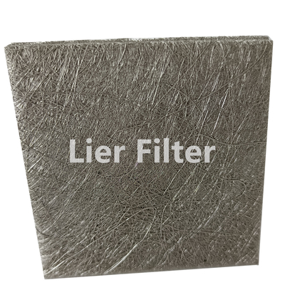 La fibra sinterizada de acero inoxidable del metal sentía el micrón 1-1000 para el filtro