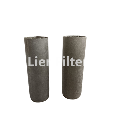 La fibra sinterizada de acero inoxidable del metal sentía el material resistente de alta temperatura del filtro