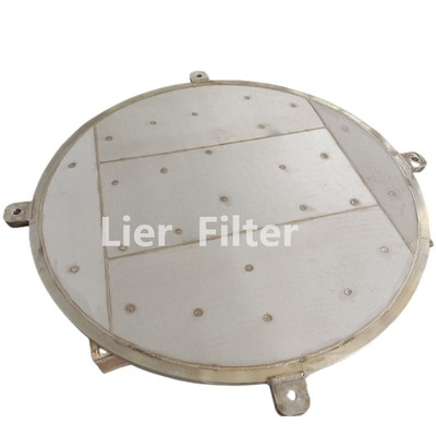 Placa de filtro de pantalla de sinterización dividida y filtro en forma de placa de filtro tres en uno