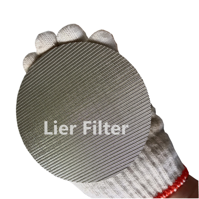 Resistente al desgaste del filtro de malla sinterizada multicapa de alta temperatura