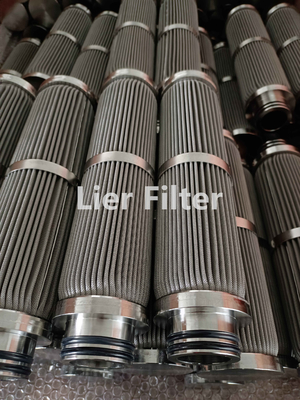 Elemento de filtro plisado plegable de 304 hilos para la industria aeronáutica