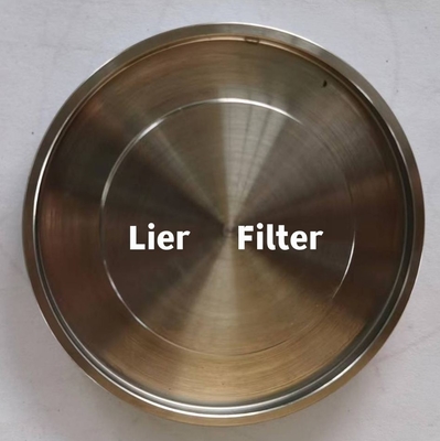 Capacidad grande sinterizada del contaminante del filtro 5-100M M del polvo de metal de la alta exactitud