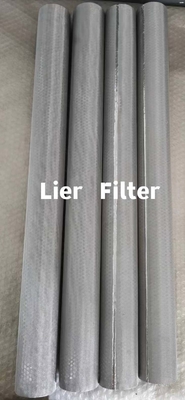 Elemento filtrante sinterizado estándar del metal de la alta precisión lavable para la distribución del gas