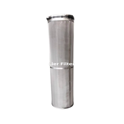 Cartucho de filtro sinterizado precisión de filtración de acero inoxidable del establo 316L de alta resistencia