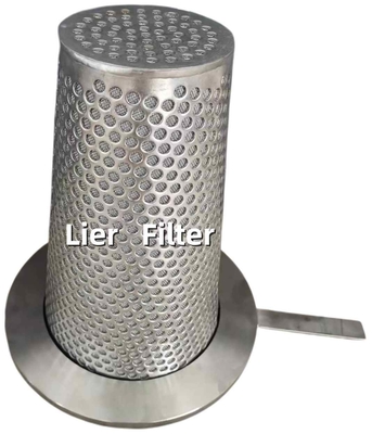 elemento filtrante sinterizado metal perforado formado especial 316L 50um-200um no que aherrumbra