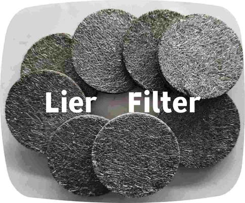 70um FeCrAl sinterizó el fieltro de la fibra del metal usado en industria química