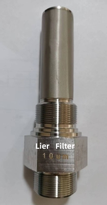 AISI304 10um Mesh Type Stainless Steel Powder sinterizó temperatura alta del filtro
