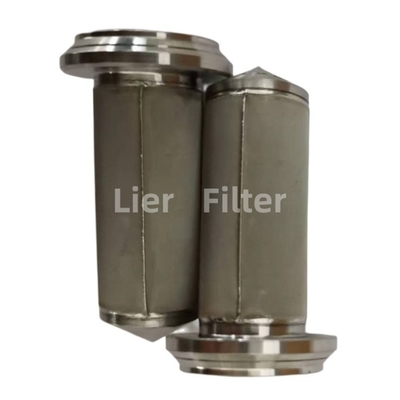 14um 316L soldó con autógena el elemento filtrante multi sinterizado de la válvula de la capa usado en máquina hidráulica
