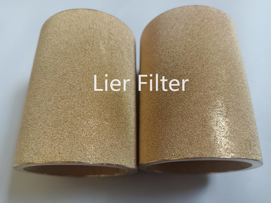 Filtro sinterizado de bronce modificado para requisitos particulares del polvo de metal longitud de 100m m a de 1000m m