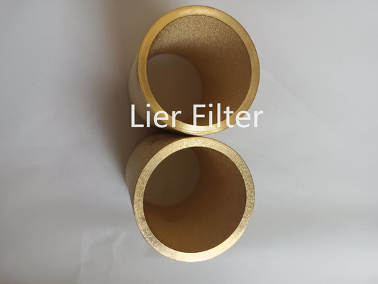 filtro de acero inoxidable sinterizado del polvo del filtro del polvo de metal de la longitud del 10-100cm