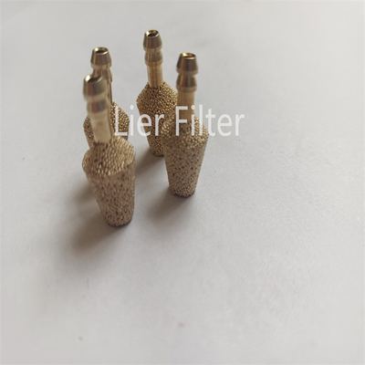 Filtro sinterizado 10 a 15 micrones del polvo de metal con la distribución uniforme del poro