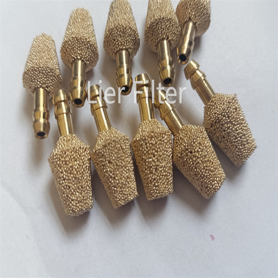 Filtro sinterizado 10 a 15 micrones del polvo de metal con la distribución uniforme del poro