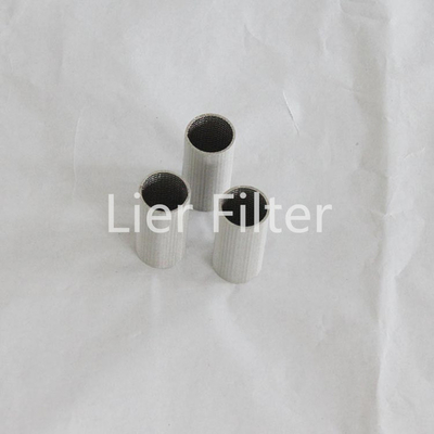Pequeña distribución industrial de Mesh Filter Uniform Pore Size del metal del error