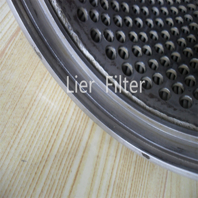 Alambre perforado Mesh Stainless Steel Filter Mesh de la porosidad del 15% a del 45%